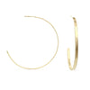 14k solid gold hoop earrings with beaded texture, Eternal Hoops, ready to ship