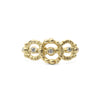 14k solid gold diamond Tali ring, ready to ship